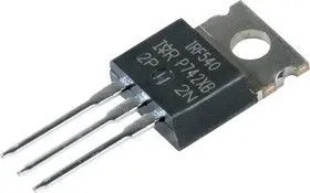to 220 irf540 vishay