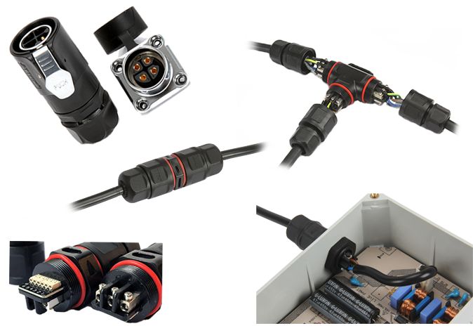 Разъёмы с защитой IP67, IP68